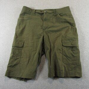 Boy Scouts of America Boys Cargo Shorts 18 x 10 Olive Green Stretch Cotton Nylon